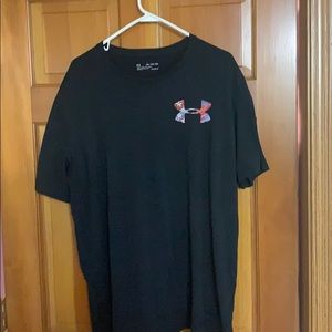 Under armour tee shirt American flag deer hunter